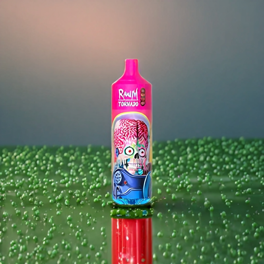 Fumot Randm Tornado 9000 Puffs Belgique Grossiste 18 mL Mesh Coil Eau de Melon Skittles