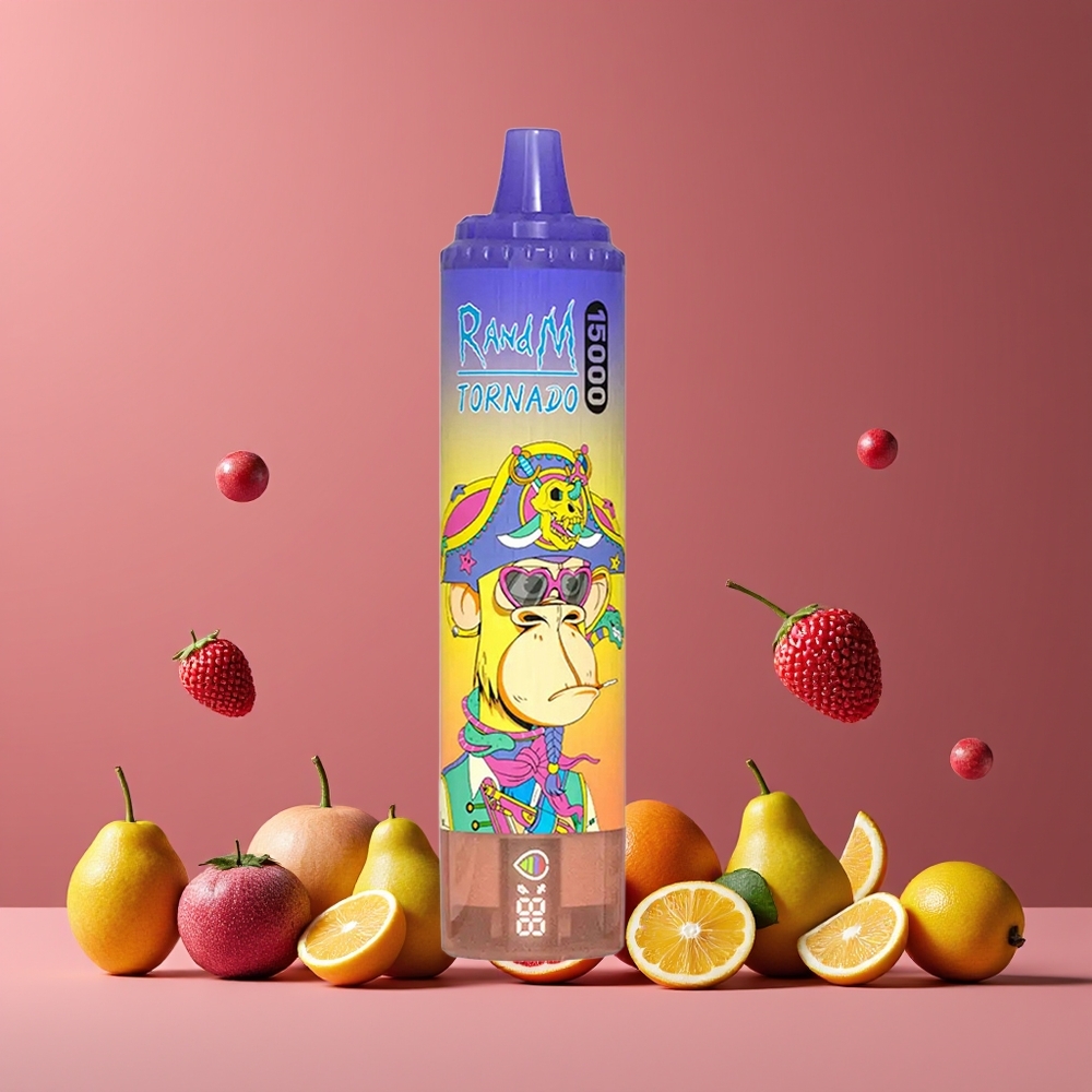 Cola Glace RandM Fumot Tornado 15000 Puffs 25ml Belgique Grossiste LCD Type-C