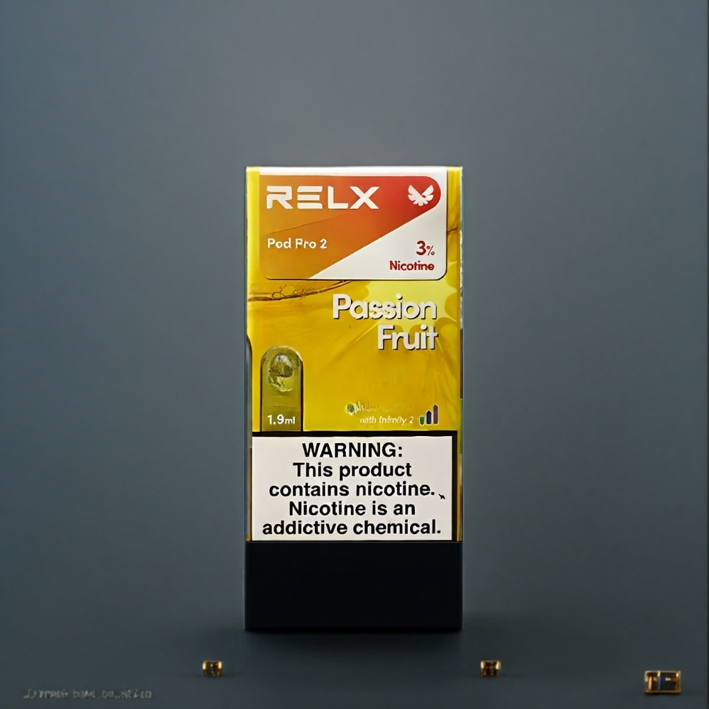 RELX Pod Pro 2 Belgique Grossiste Fruit de la Passion - 5%, 1.9ml, Boost Mode 8W