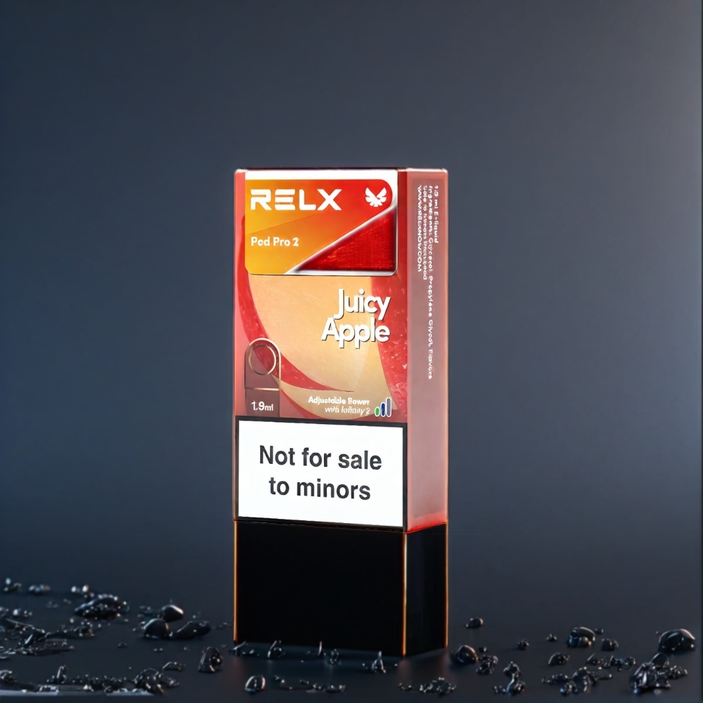 RELX Pod Pro 2 Belgique Grossiste Pomme Juteuse 3% 1.9ml Boost Mode (8W)