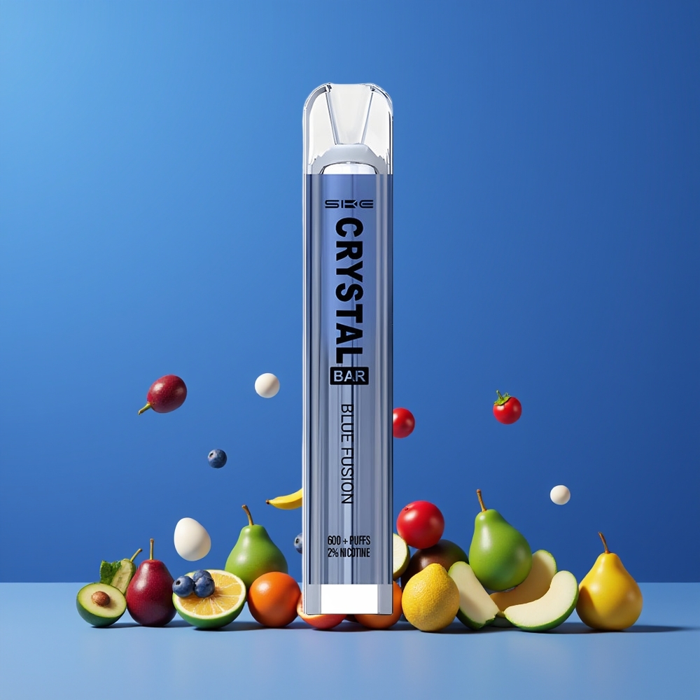 Fusion Bleue SKE Crystal Bar 600 Puffs Belgique Grossiste 2% 500mAh