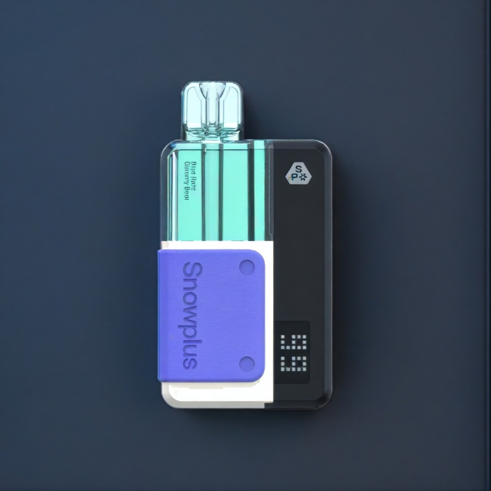 Snowplus Swift Pod Kit Belgique Grossiste 15000 Puffs, 2+10 ml - Bleu Gummy Bear Réutilisable