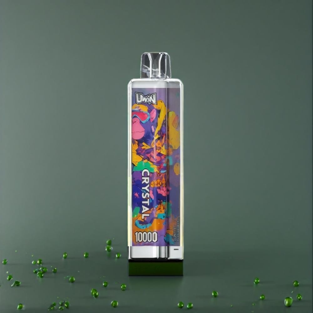 Uwin Crystal 10000 Puffs Belgique Grossiste Citron Vert avec Lumières RGB et 18ml/650mAh