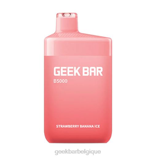 Geek Bar b5000 jetable 28F034 glace fraise banane Geek Bar vape
