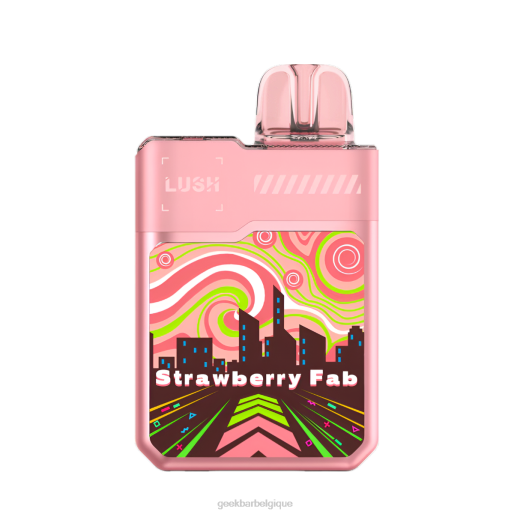 Geek Bar vape jetable luxuriante digiflavor 28F079 fraise fabuleuse Geek Bar vape zero nicotine
