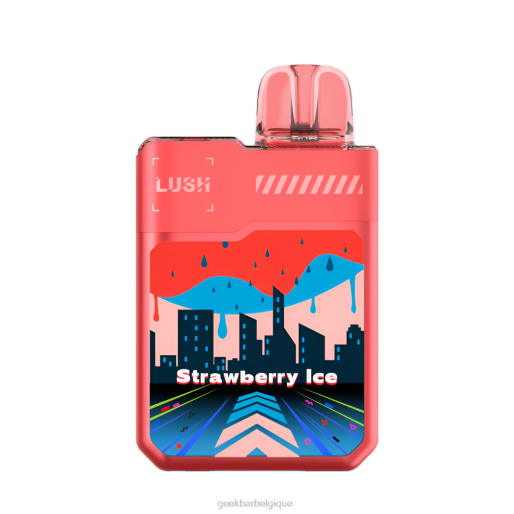 Geek Bar vape jetable luxuriante digiflavor 28F080 glace à la fraise Geek Bar sans nicotine
