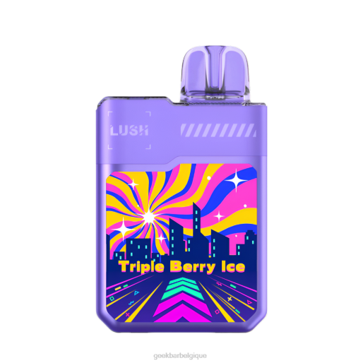 Geek Bar vape jetable luxuriante digiflavor 28F081 glace aux trois baies Geek Bar belgique