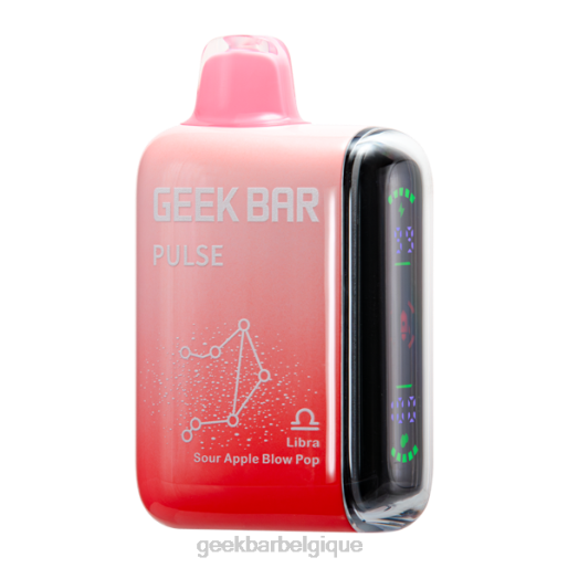 Geek Bar Pulse 50 mg 28F06 pop aux pommes acidulées Geek Bar disposable