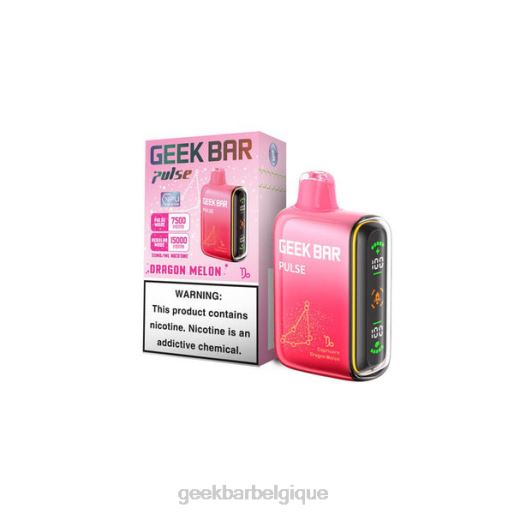 Geek Bar Pulse jetable 28F013 melon-dragon Geek Bar prix