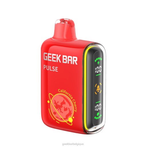 Geek Bar Pulse vape jetable 15k 28F046 cerise de Californie Geek Bar disposable