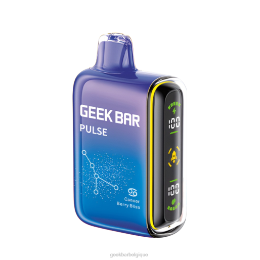 Geek Bar Pulse vape jetable 15k 28F047 bonheur des baies du cancer Geek vape prix