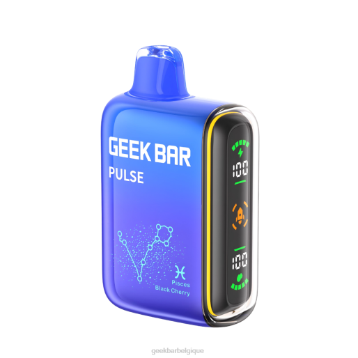Geek Bar Pulse vape jetable 15k 28F058 poissons cerise noire Geek Bar cigarette