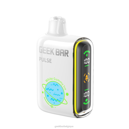 Geek Bar Pulse vape jetable 15k 28F068 glace gommeuse blanche Geek Bar cigarette