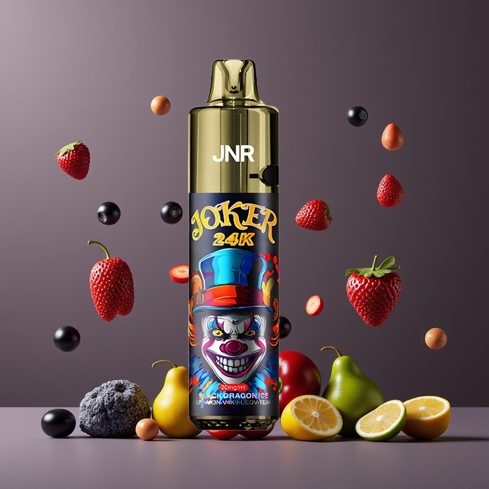 Dragon Noir Glace JNR Joker 24000 Puffs Belgique Grossiste 2 Nicotine 800mAh