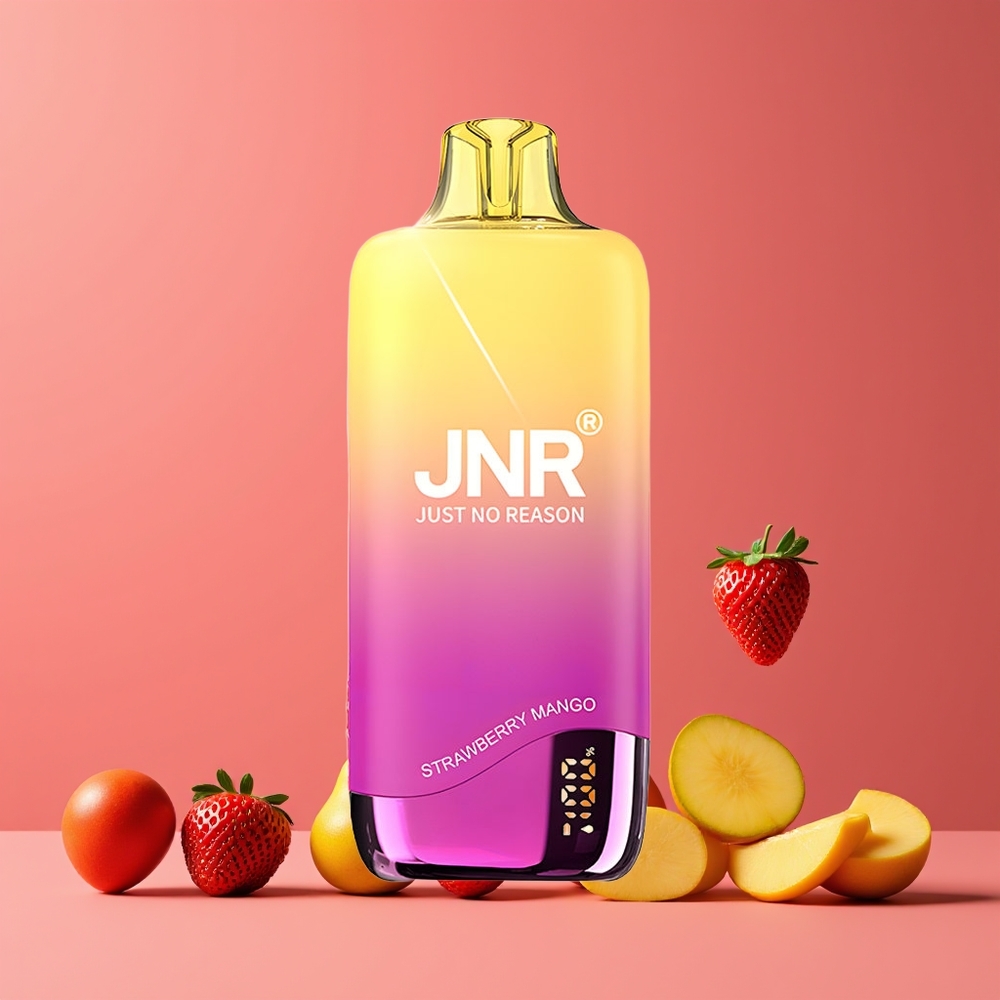 Fraise Mangue JNR Rainbow 10500 Puffs Belgique Grossiste 18ml 5