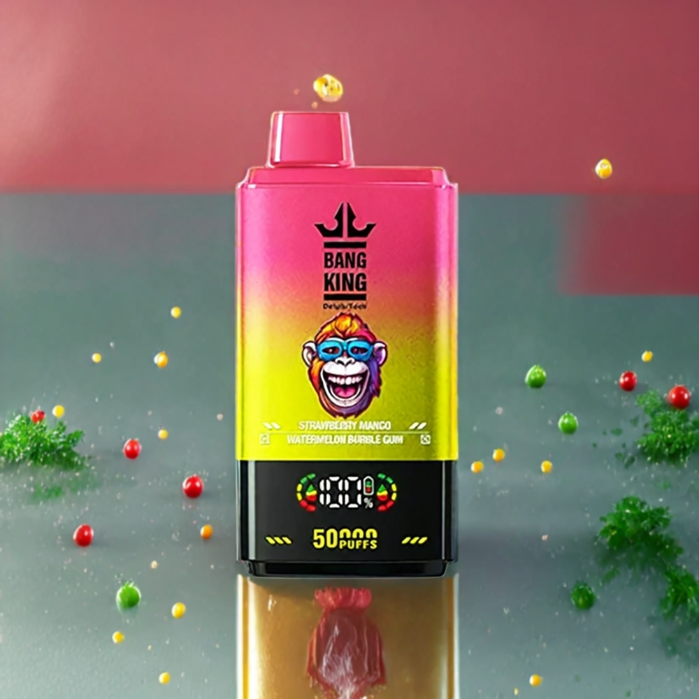 Fraise Mangue Pastèque Bubble Gum Bang King 50000 50ml Belgique Grossiste Type-C