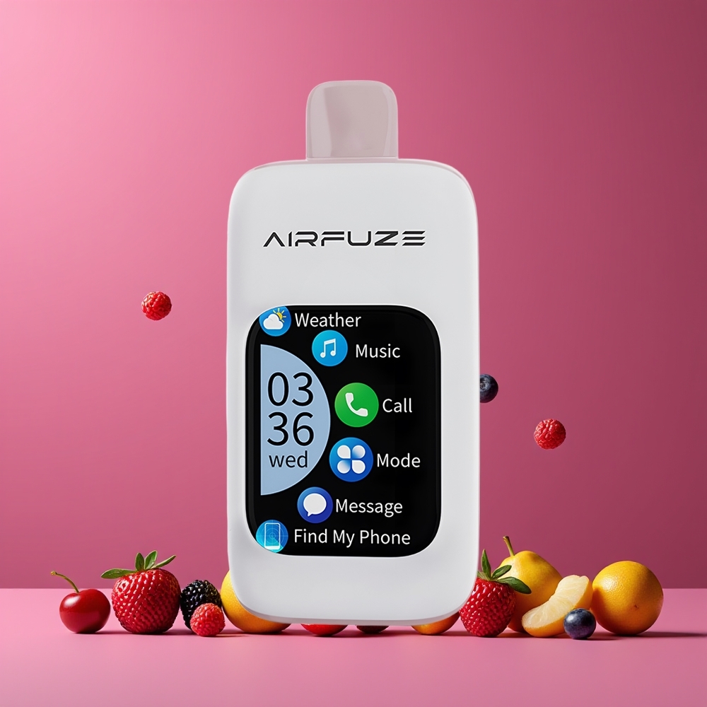 Éclat de Baies AirFuze Smart 30000 Puffs Belgique Grossiste 5 Nicotine Type-C
